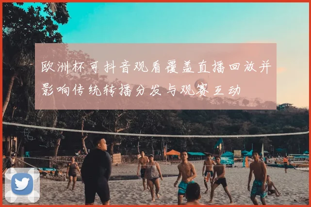 欧洲杯可抖音观看覆盖直播回放并影响传统转播分发与观赛互动